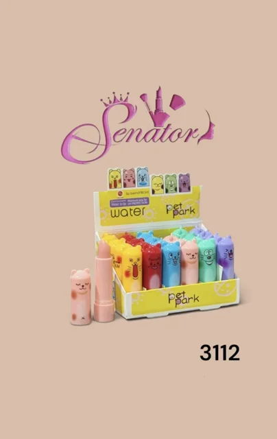پک بالم لب حرارتی 24 عددی کد 3112 گربه زرد